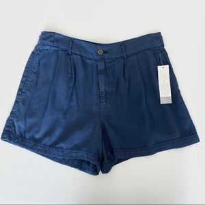 C&C California Blue Vintage Look High-Rise Shorts